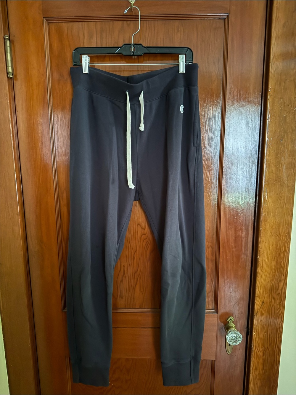 Champion x Todd Snyder Navy Jogger Pants with White Drawstring